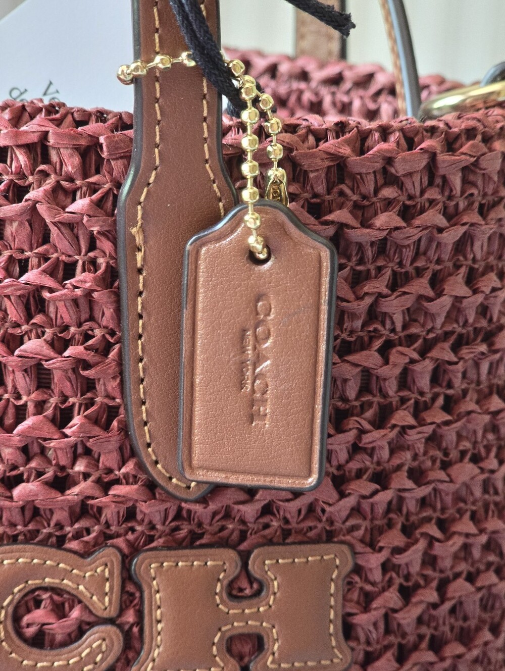 *NWT* COACH City Mini Tote Bag With Charms In Russet - Picture 8 of 16